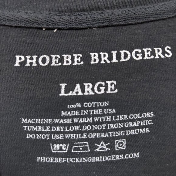Phoebe Bridgers “I Hate Your Mom” Rock Band Graphic T-Shirt Size Large - Picture 4 of 4